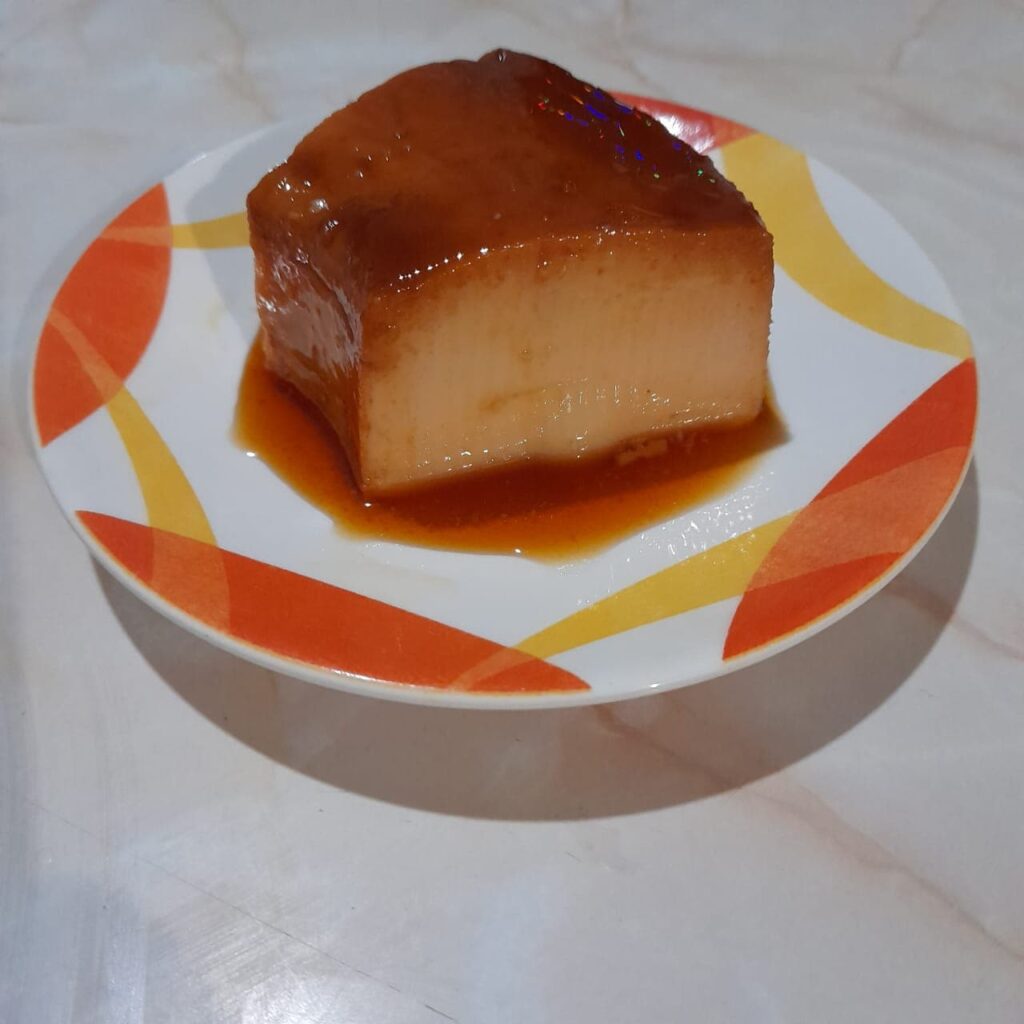 Rebanada de flan